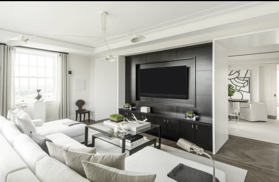 Surround sound in the breakfast room
